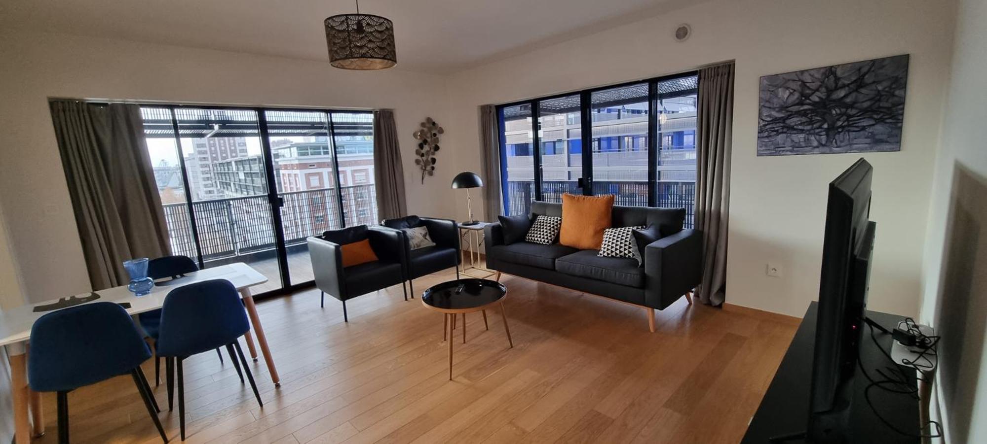 Bel Appartement Contemporain Avec Terrasse Climatisation Et Parking Payant En Option Estrasburgo Exterior foto